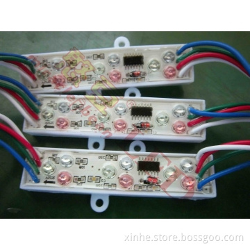 9LEDs Staw Hat RGB Waterproof LED Module, LED Backlit